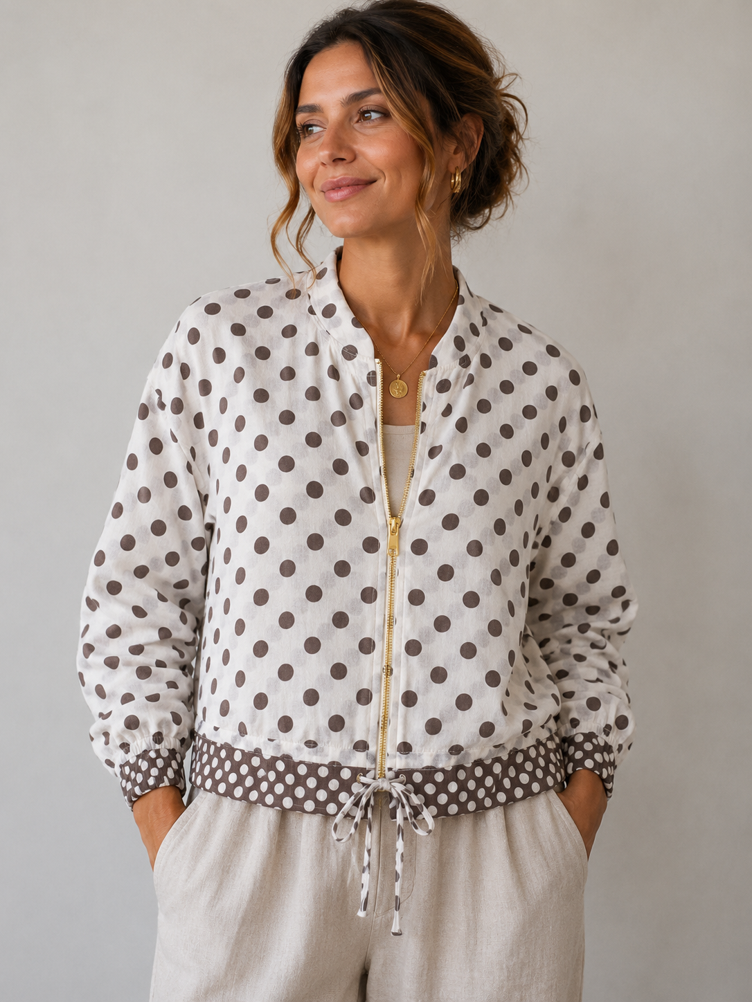 Punktejacke „Sunny Dots“