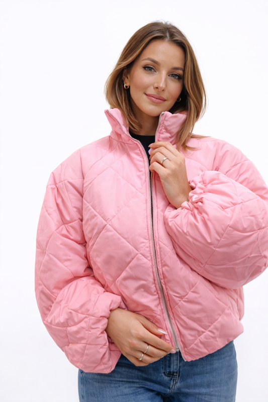 Steppjacke mit Stehkragen