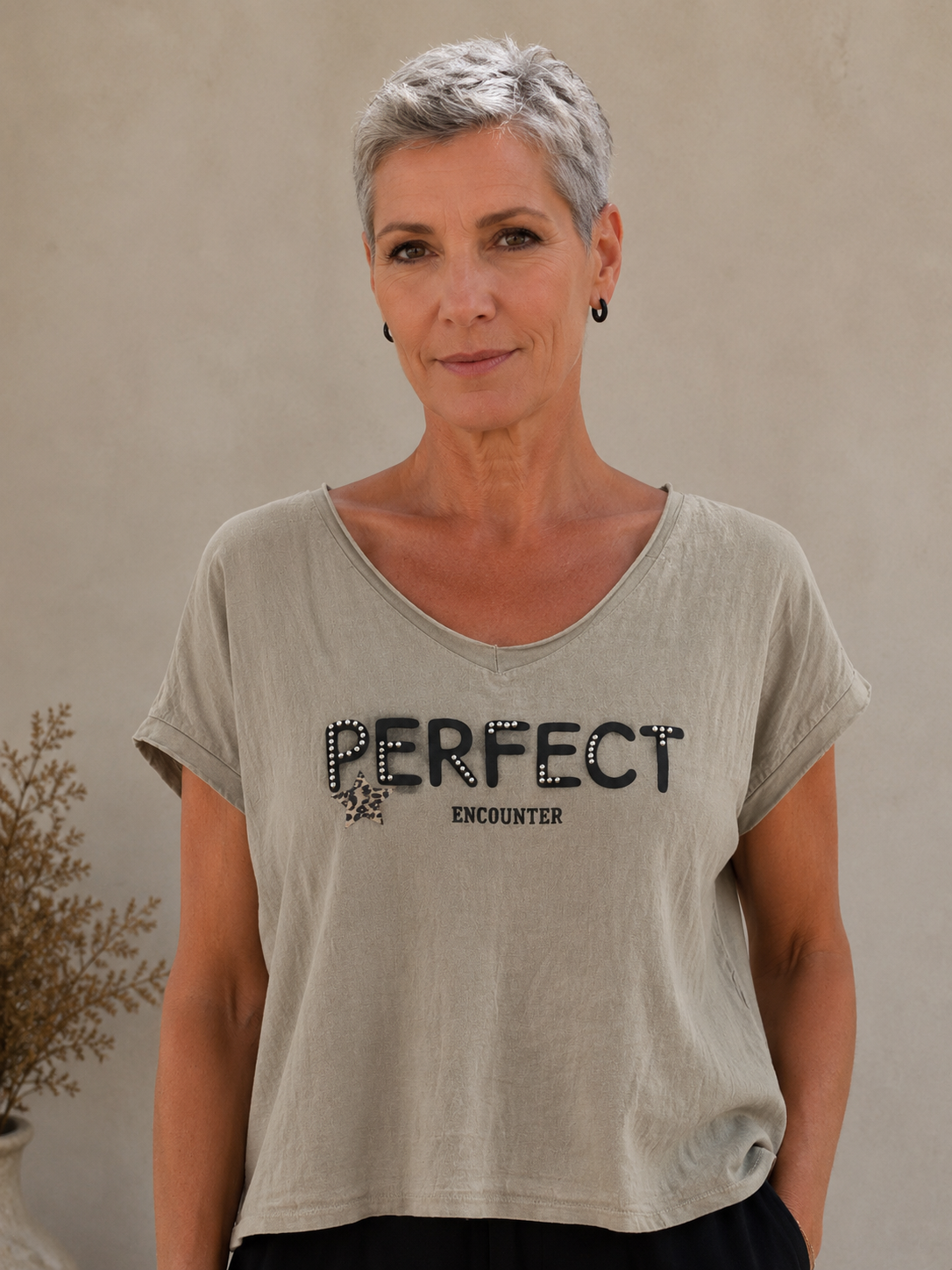 Leinen-Cotton T-Shirt – lässig & sommerlich 🤍