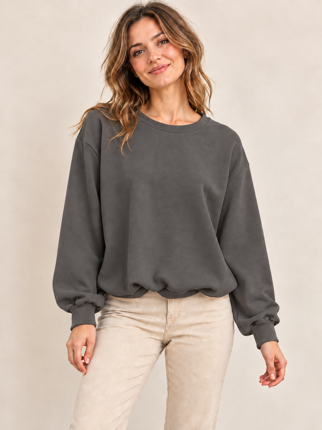 Superleichtes Sweatshirt aus butterweicher Ware