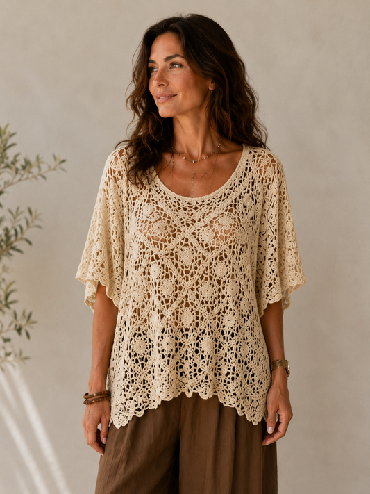 Boho Häkeloberteil