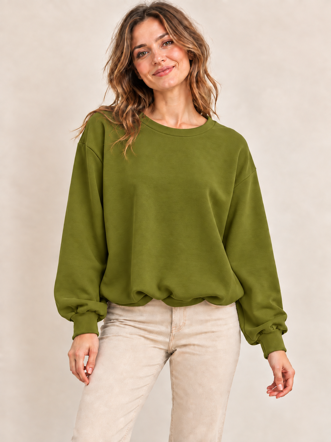 Superleichtes Sweatshirt aus butterweicher Ware