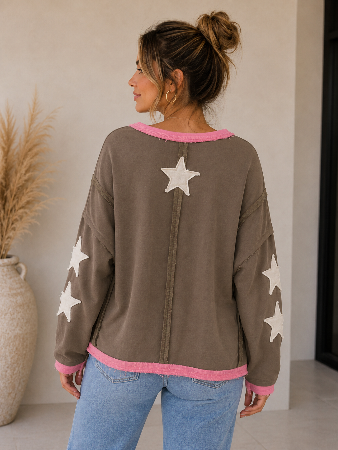 Lässiges Sweatshirt mit Sternen ⭐️