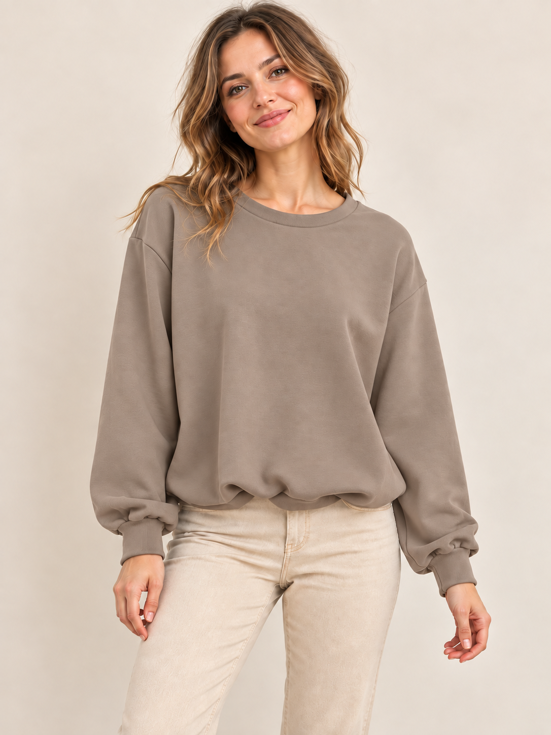 Superleichtes Sweatshirt aus butterweicher Ware