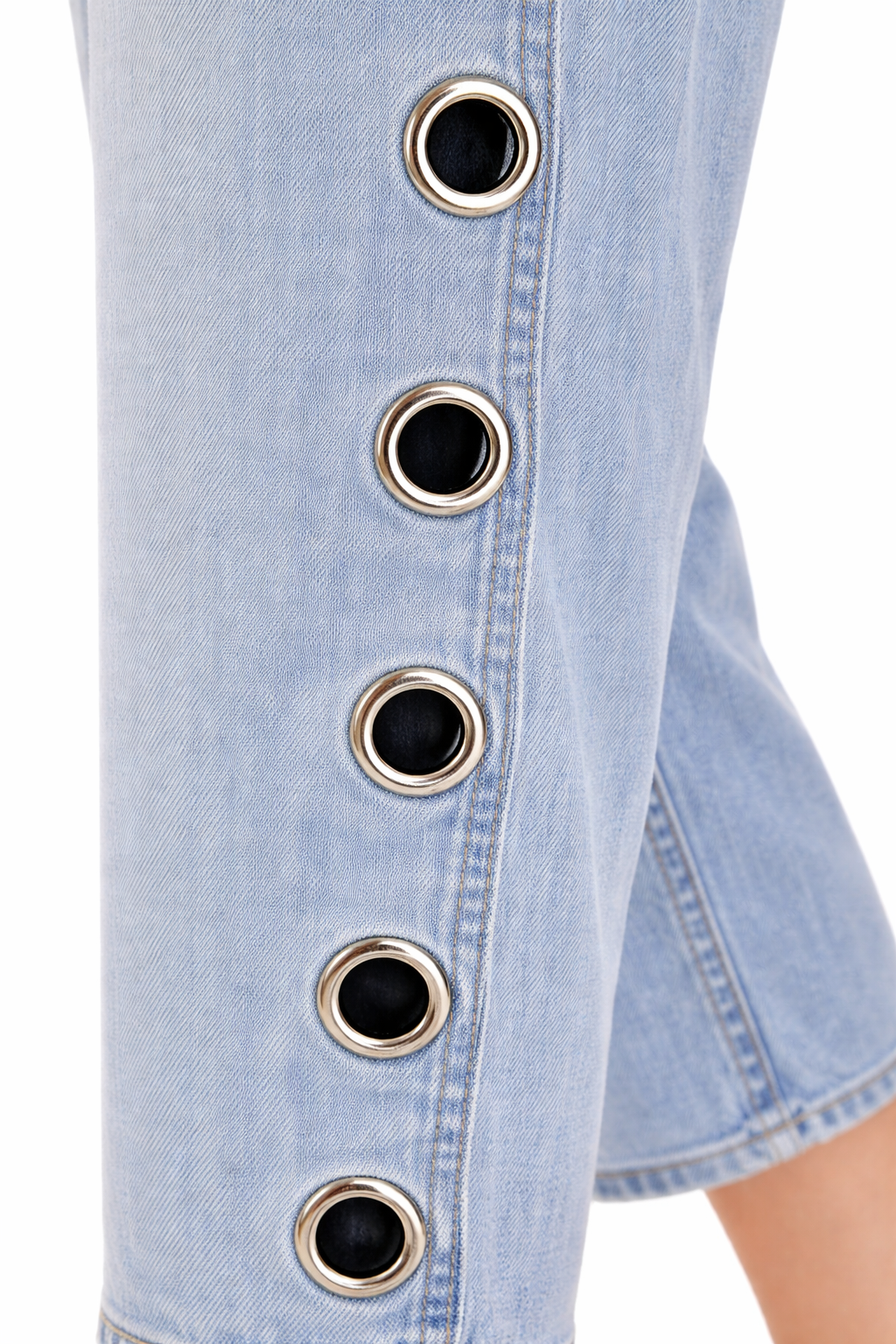 Jeanshose "Anna" mit Ösen