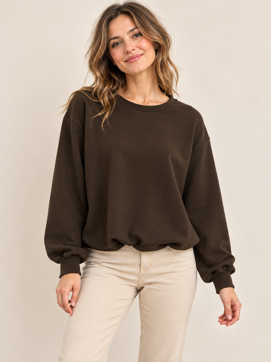Superleichtes Sweatshirt aus butterweicher Ware