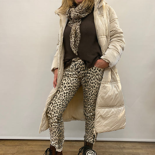 Mantel Modell " Monique" Champagner