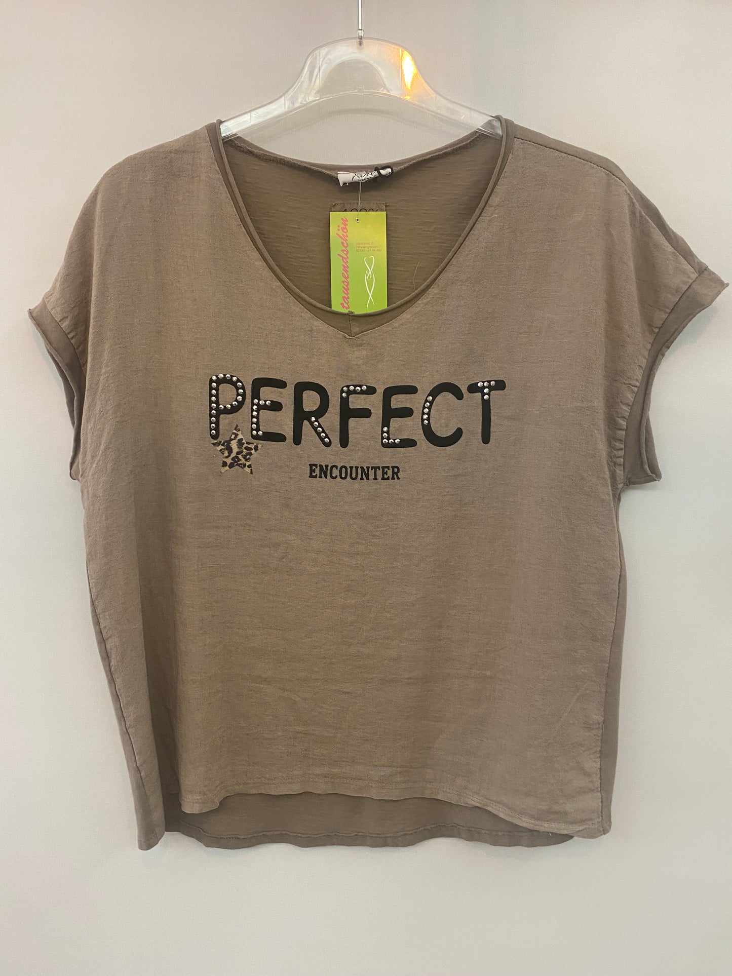 Leinen-Cotton T-Shirt – lässig & sommerlich 🤍